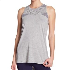 Nanette Lepore Women’s Sleeveless Racerback Workout Tank Gray Size Medium